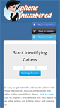 Mobile Screenshot of phonenumbered.com